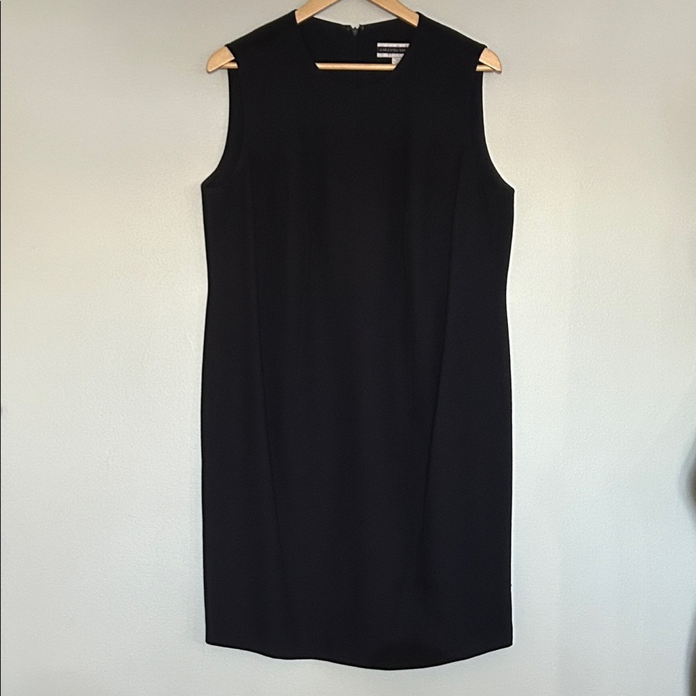 Amanda Smith II Dark Navy Fitted Sleeveless Sheath Dress size 16W